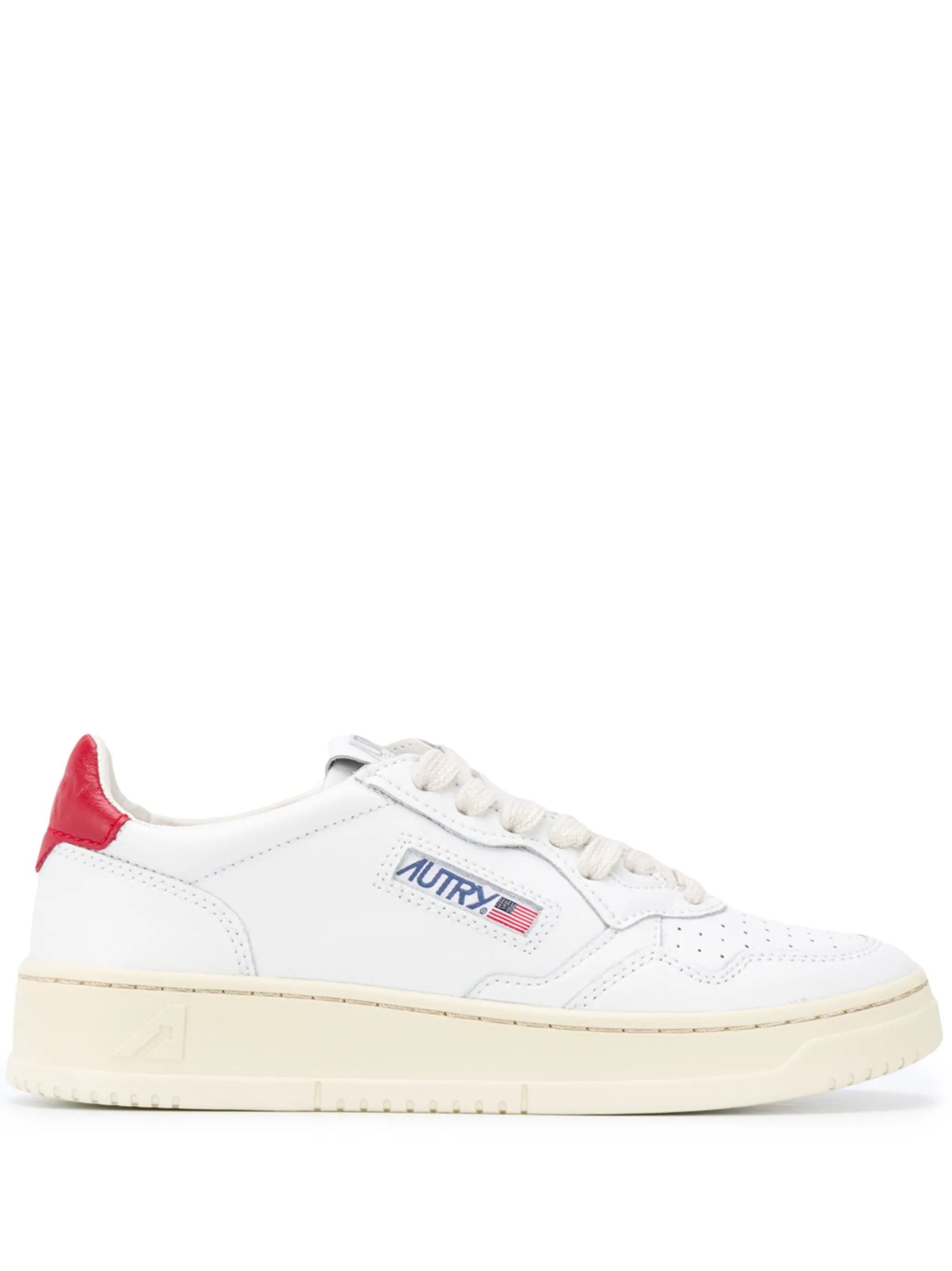 Contrasting Heel Sneakers - 1