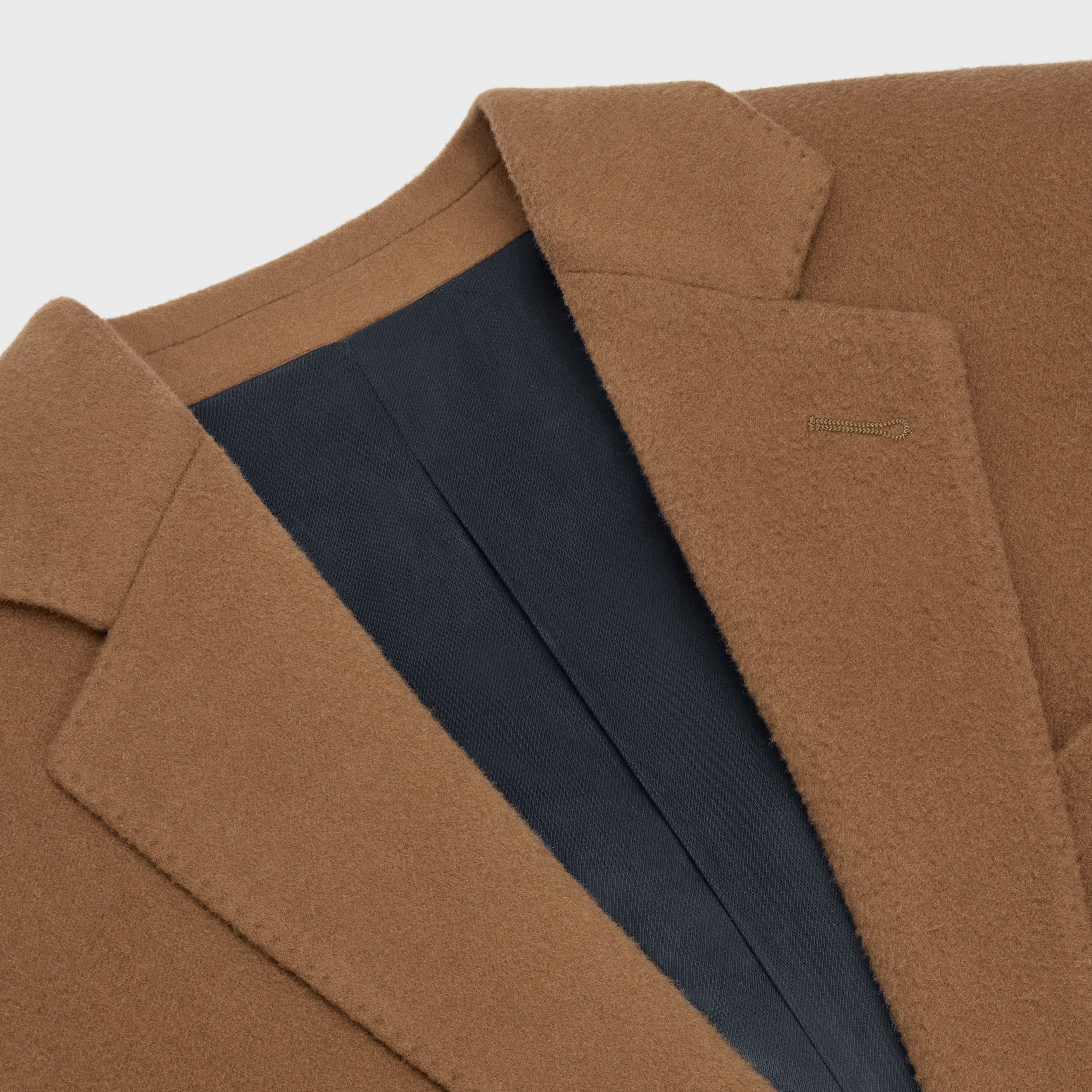NOTCH COLLAR COAT IN ESCORIAL WOOL - 3