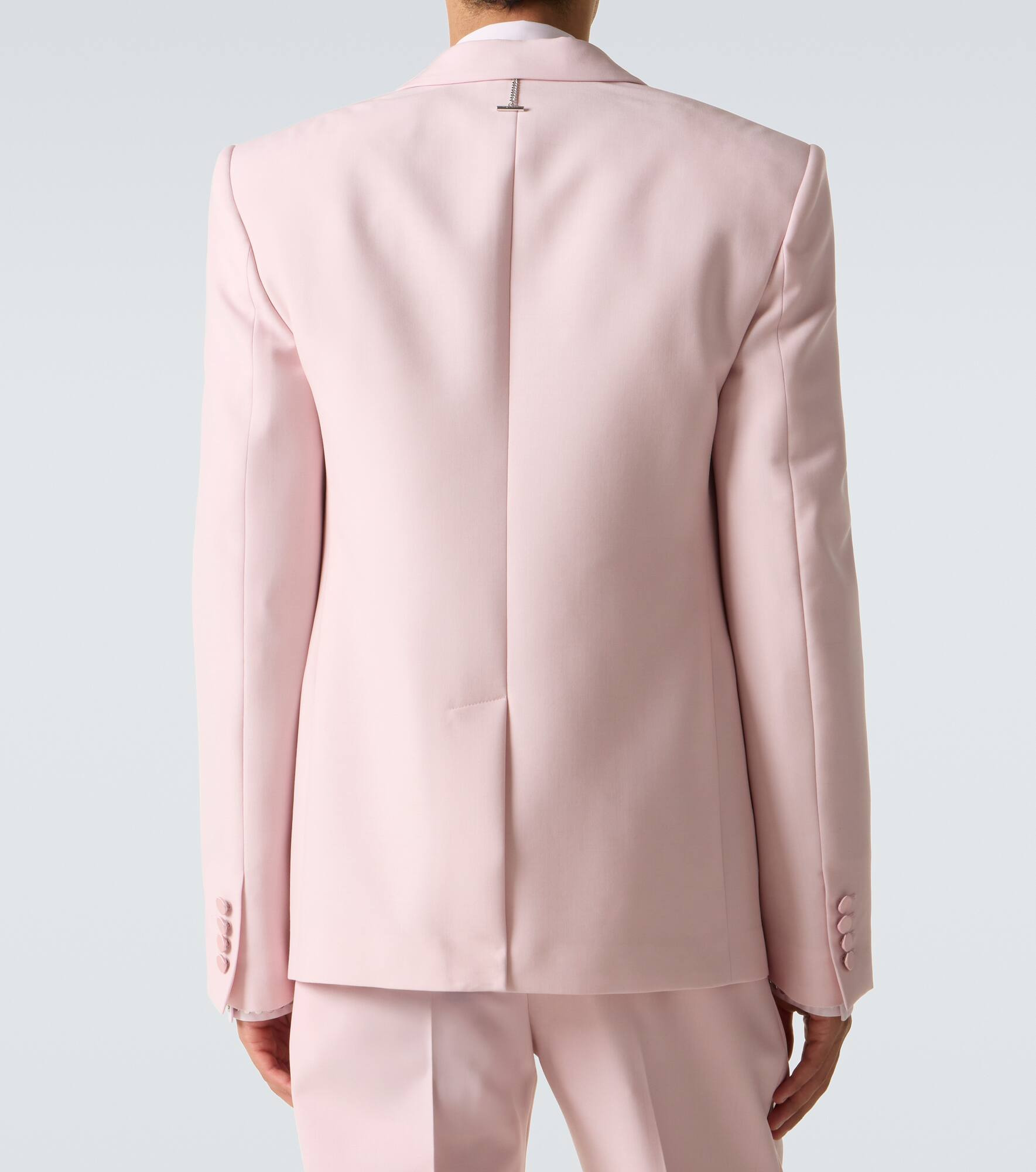 Silk-trimmed wool and mohair blazer - 4