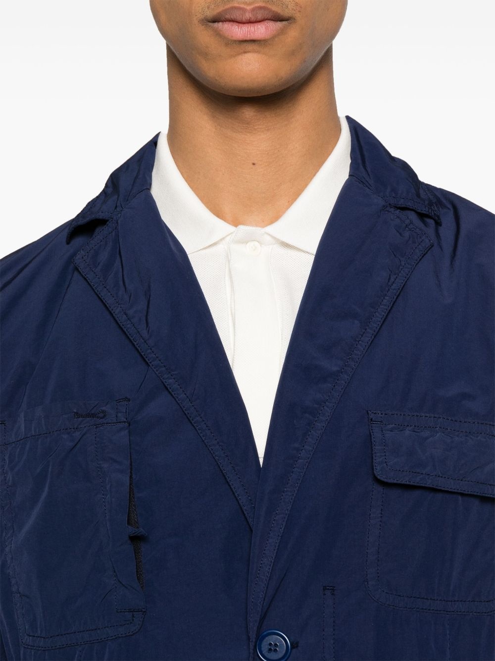 pocketed shirt jacket - 5
