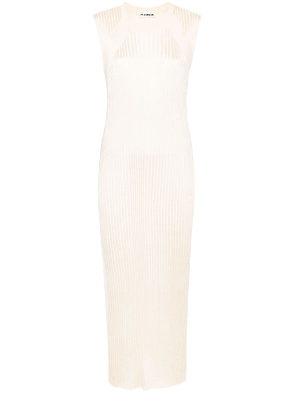 ribbed maxi dress - 1