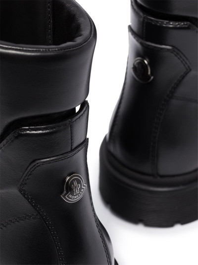 Moncler Patty leather ankle boots outlook