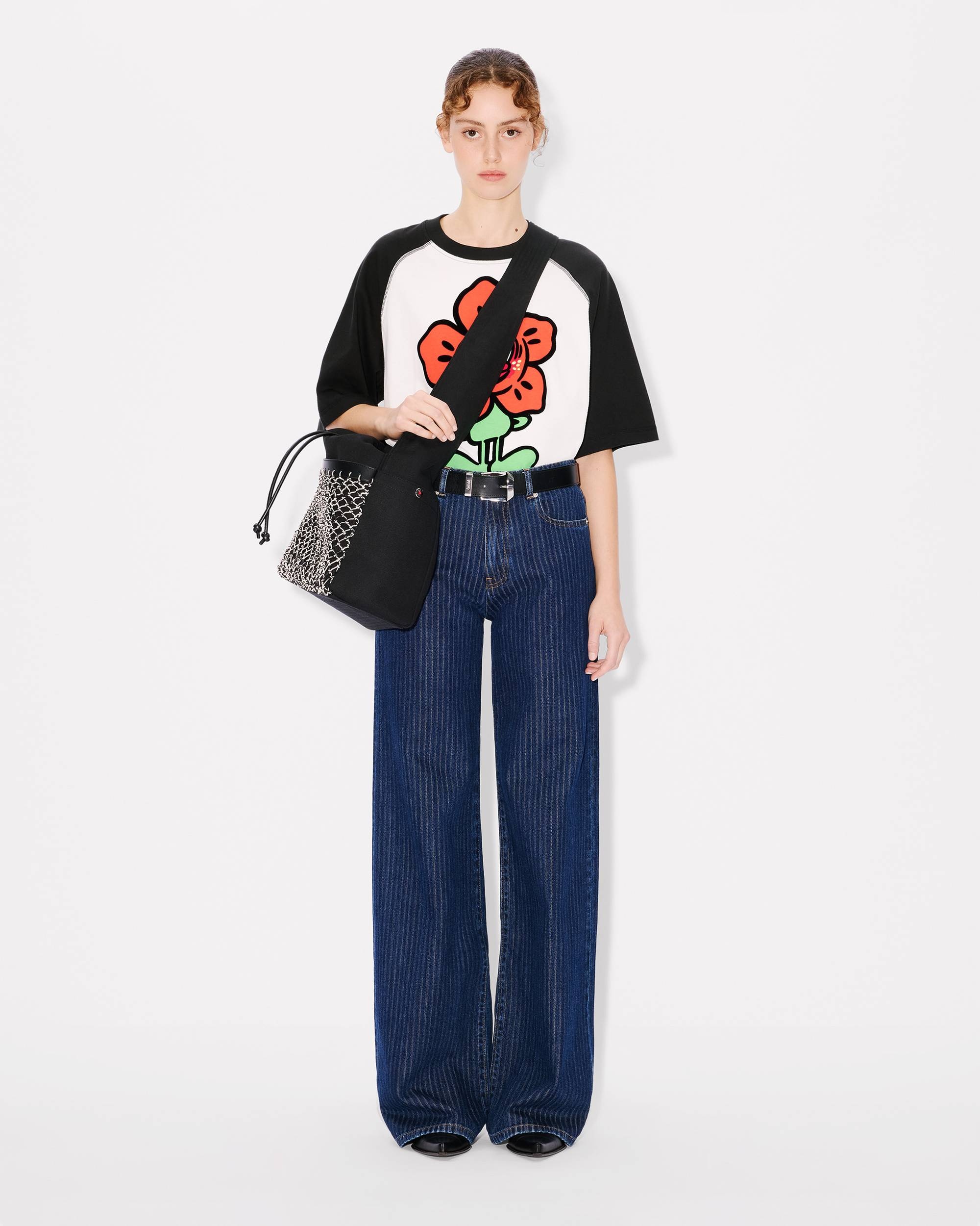 'KENZOAMA' bag in canvas and fishnet - 5