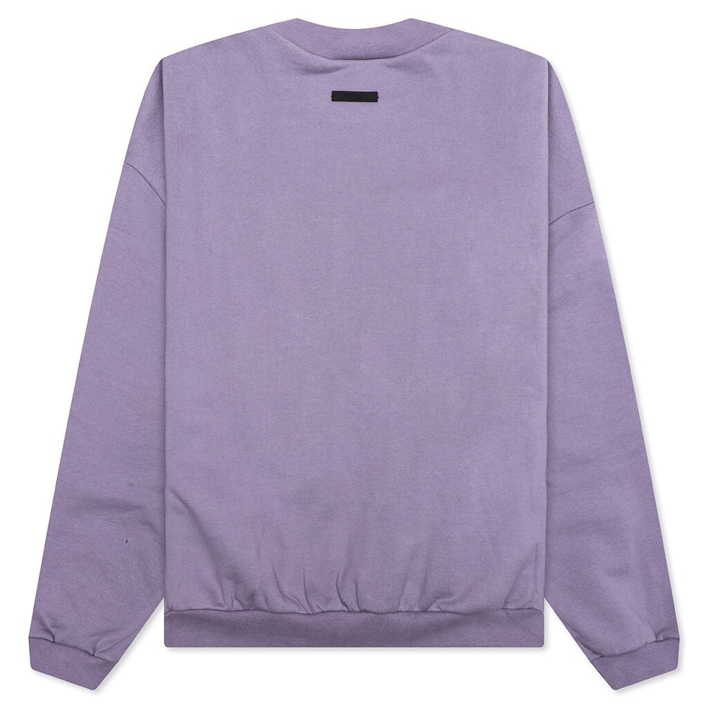 HEAVY FLEECE CREWNECK - LAVENDER - 2