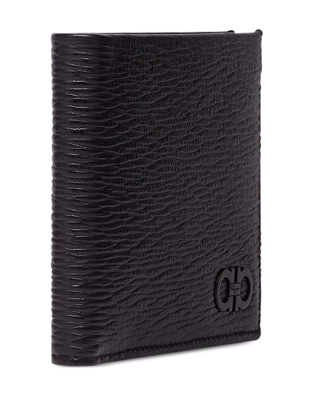 Gancini tonal logo-plaque wallet - 2