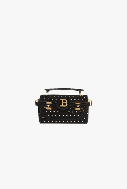 Bicolor black and gold leather B-Buzz 19 bag - 1