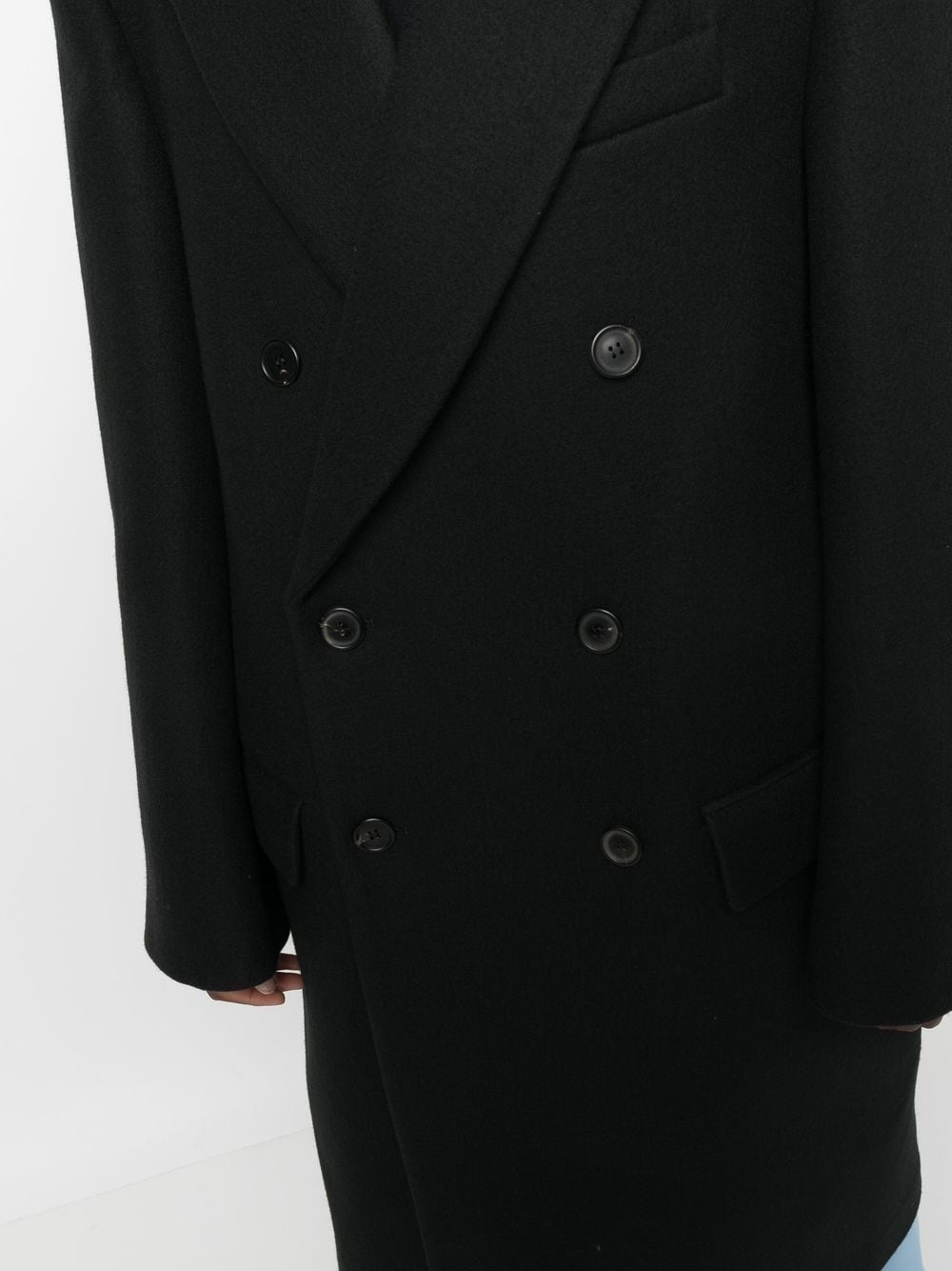 x Hailey Bieber virgin wool coat - 5