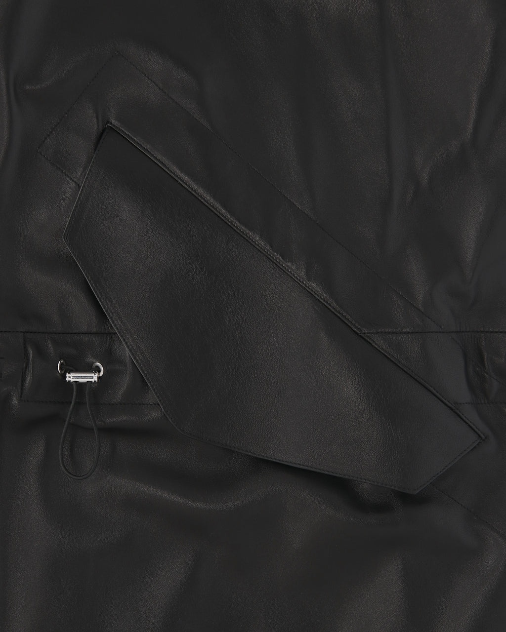 TECHNICAL LEATHER PARKA - 8
