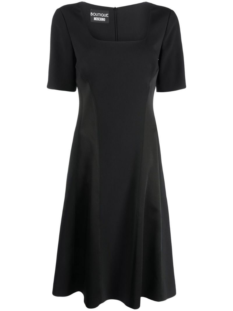 square-neck dress - 1