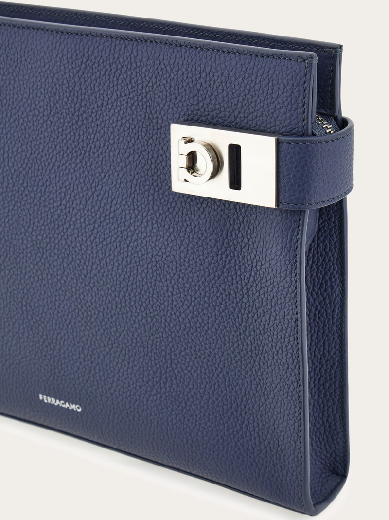 Pouch with Gancini buckles 6