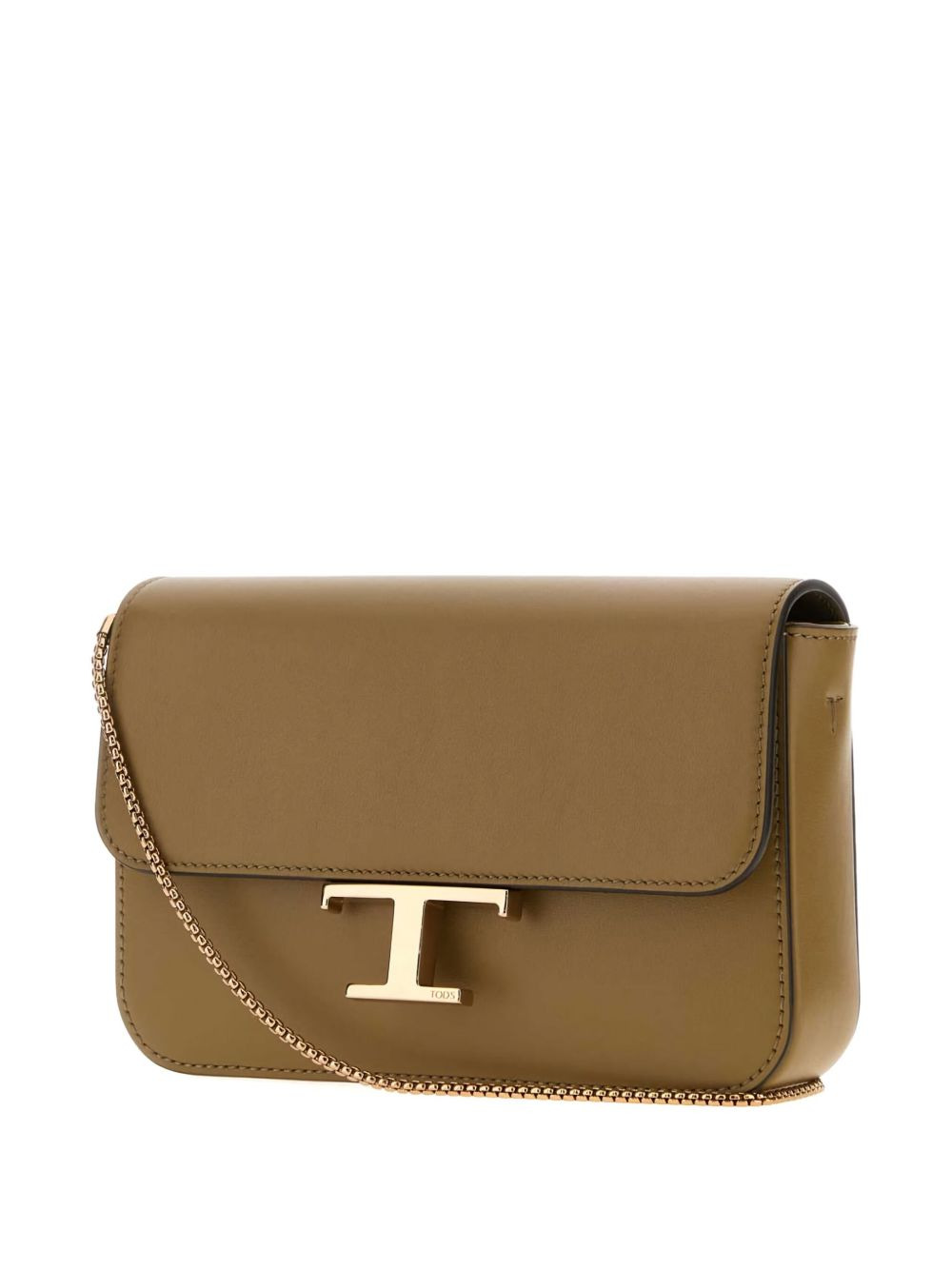T logo chain shoulder bag - 3