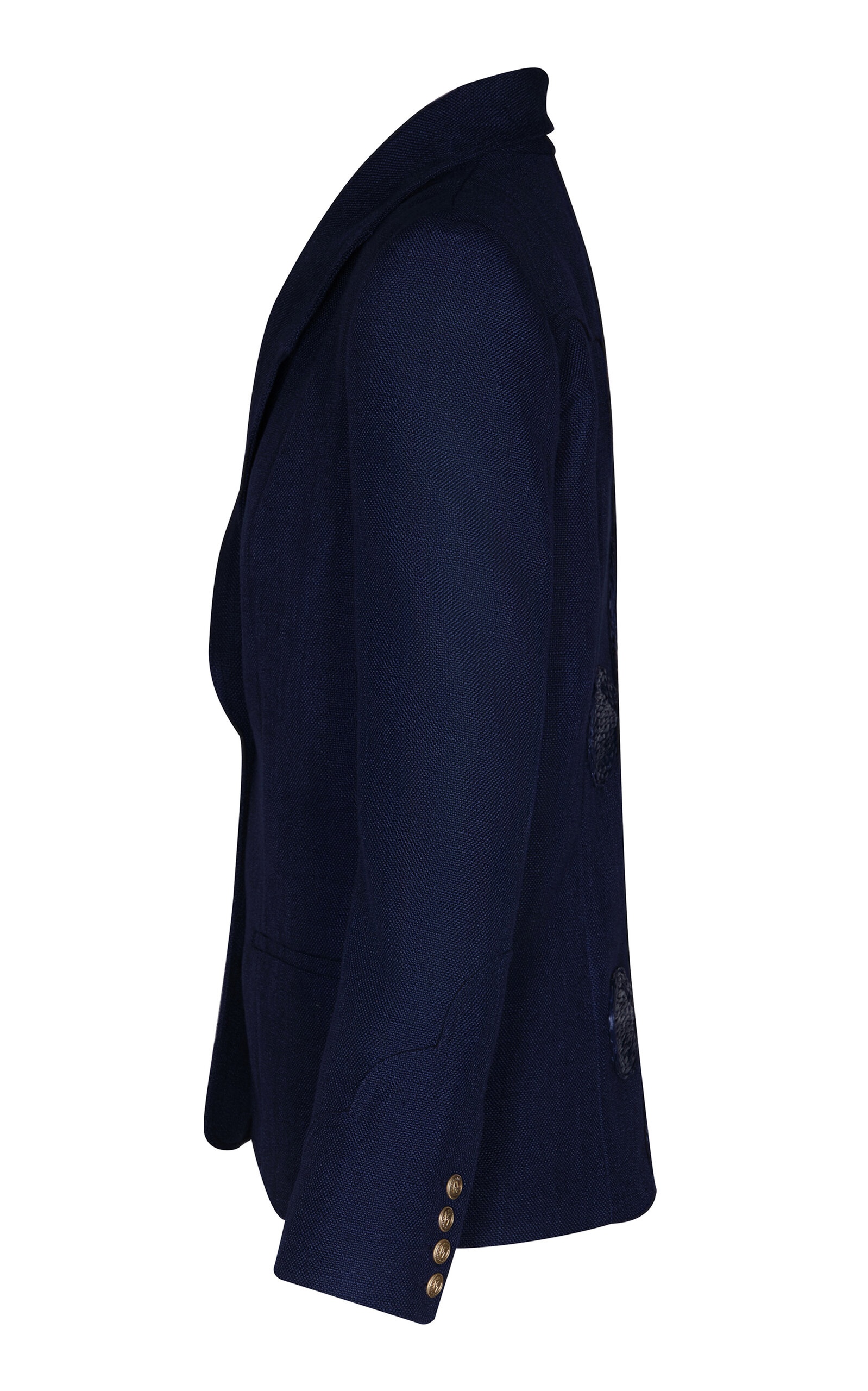 Vision Quest Linen Jacket navy - 4