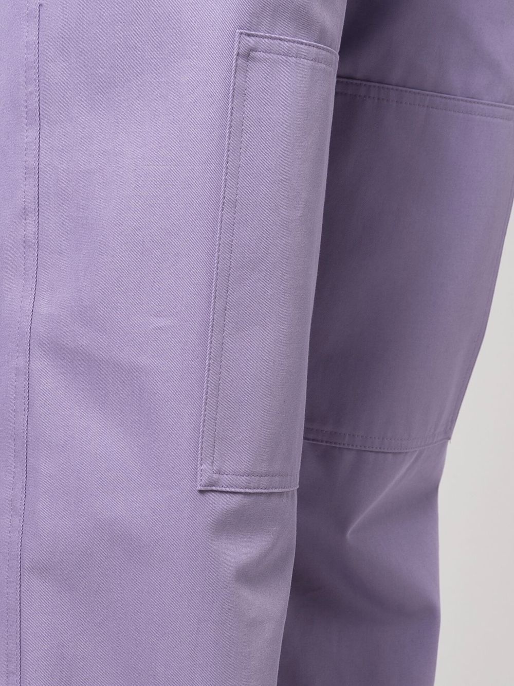 straight-leg utility trousers - 5