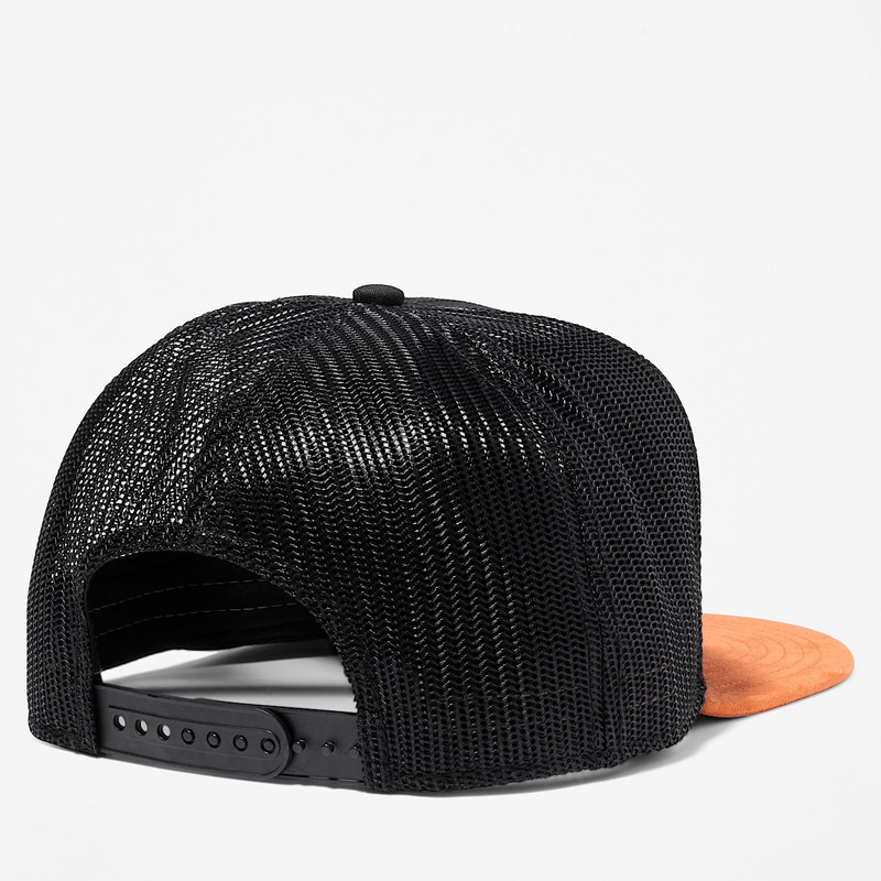 Trucker Hat w/Faux Suede Brim 3