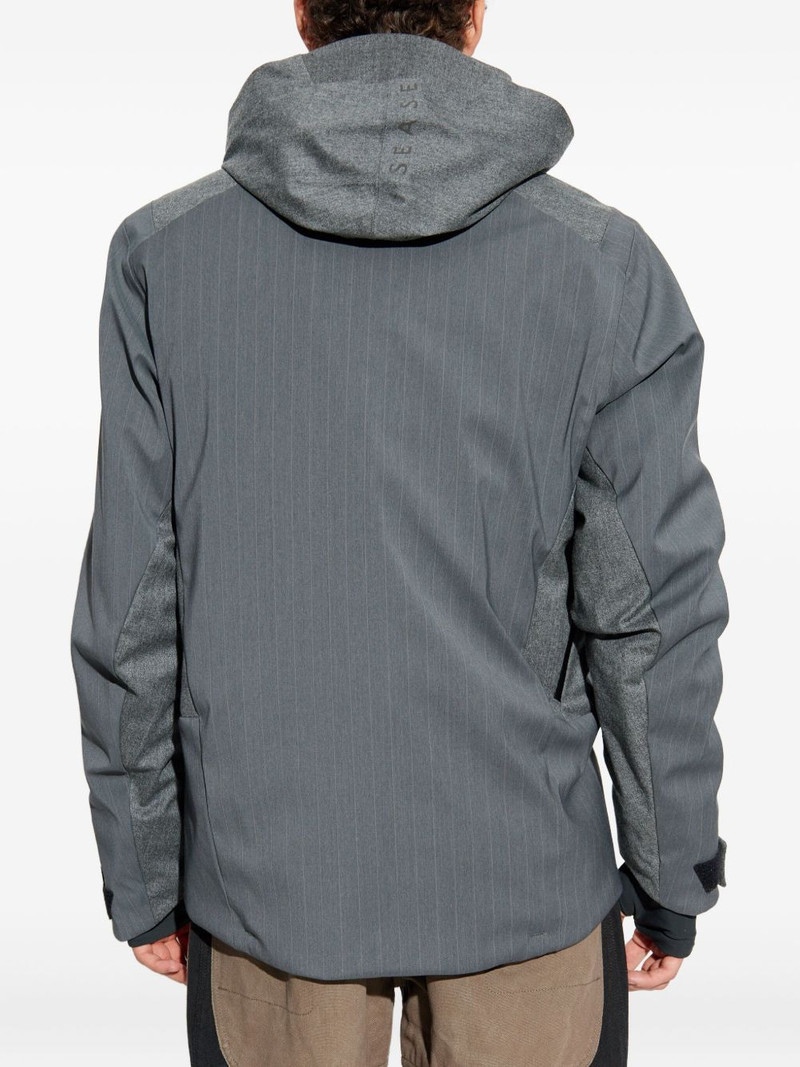 hooded striped jacket 4