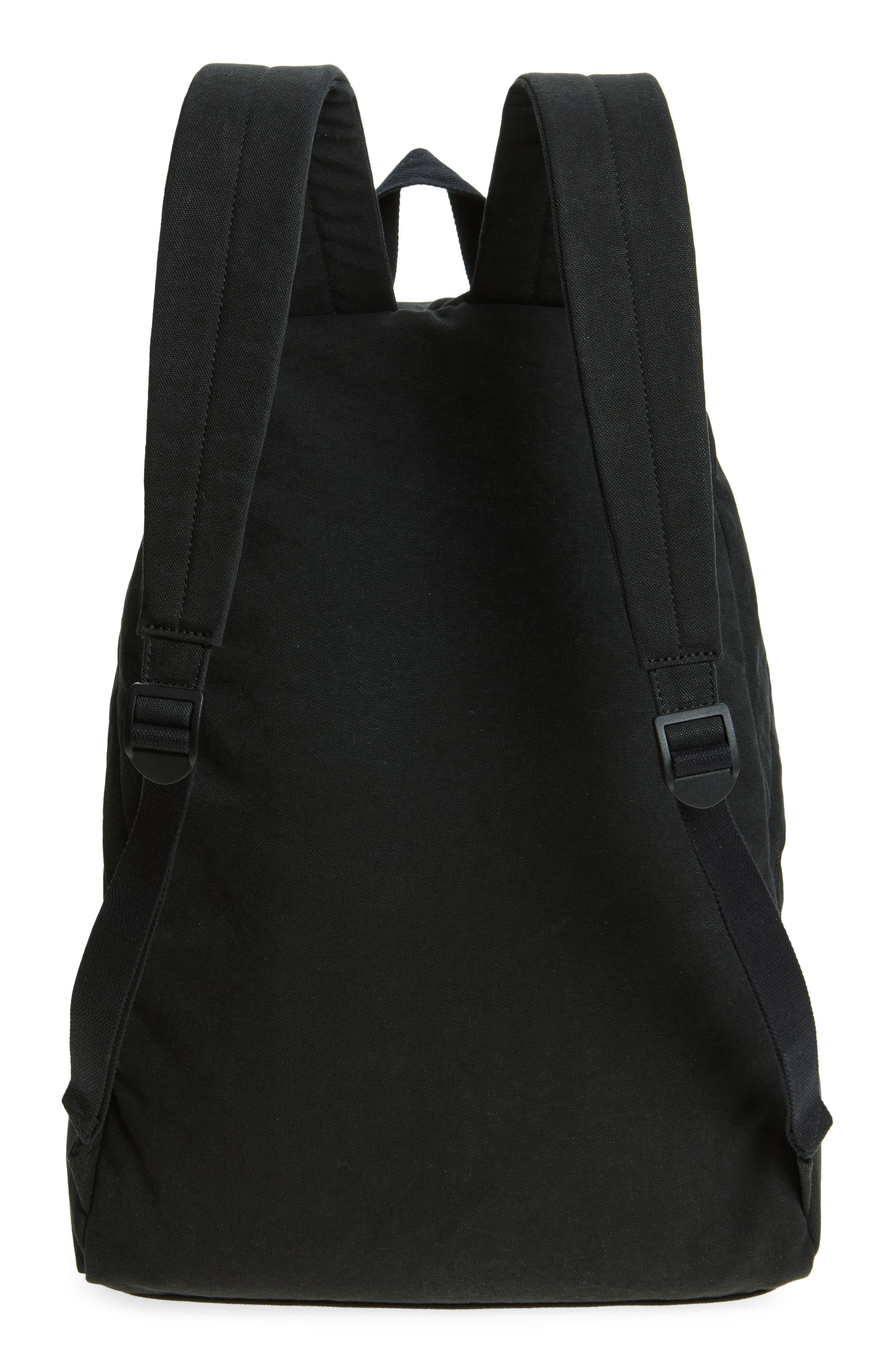 Balenciaga Tape Type Logo Canvas Backpack in Black/Light Red at Nordstrom - 3