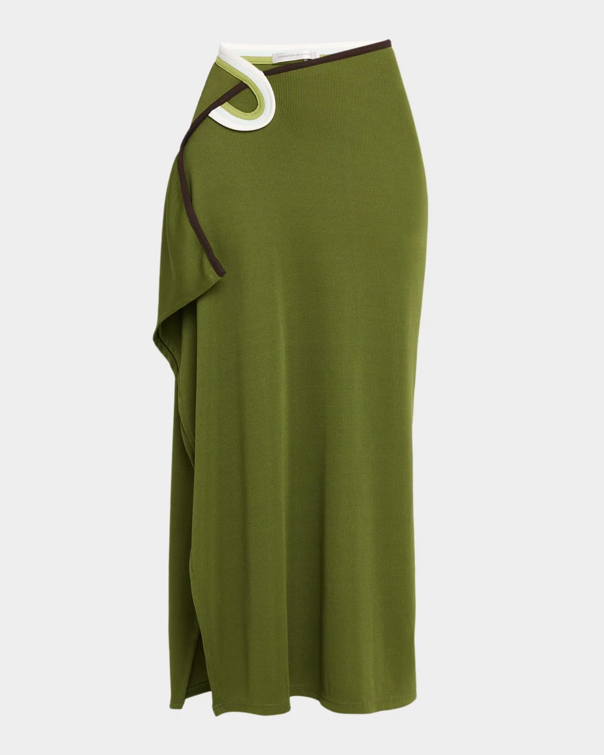 Verner Embroidered Maxi Skirt - 1