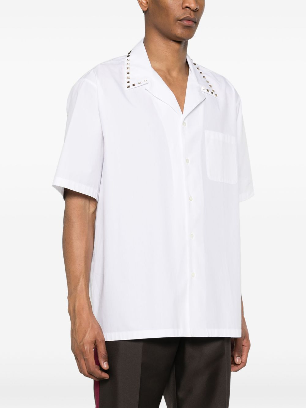 Rockstud Untitled stud-embellished bowling shirt - 3
