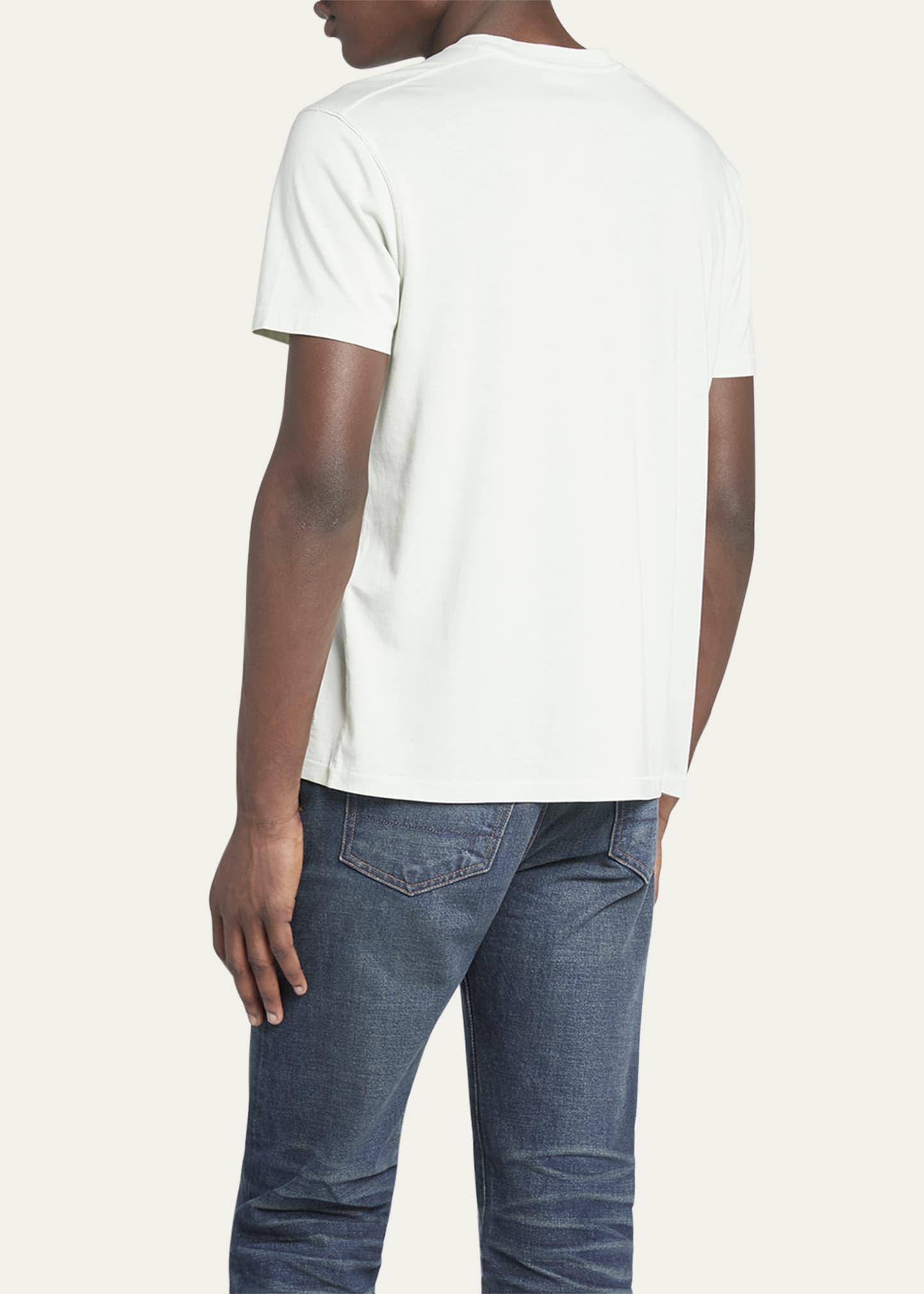 Men's Lyocell-Cotton Crewneck T-Shirt - 3