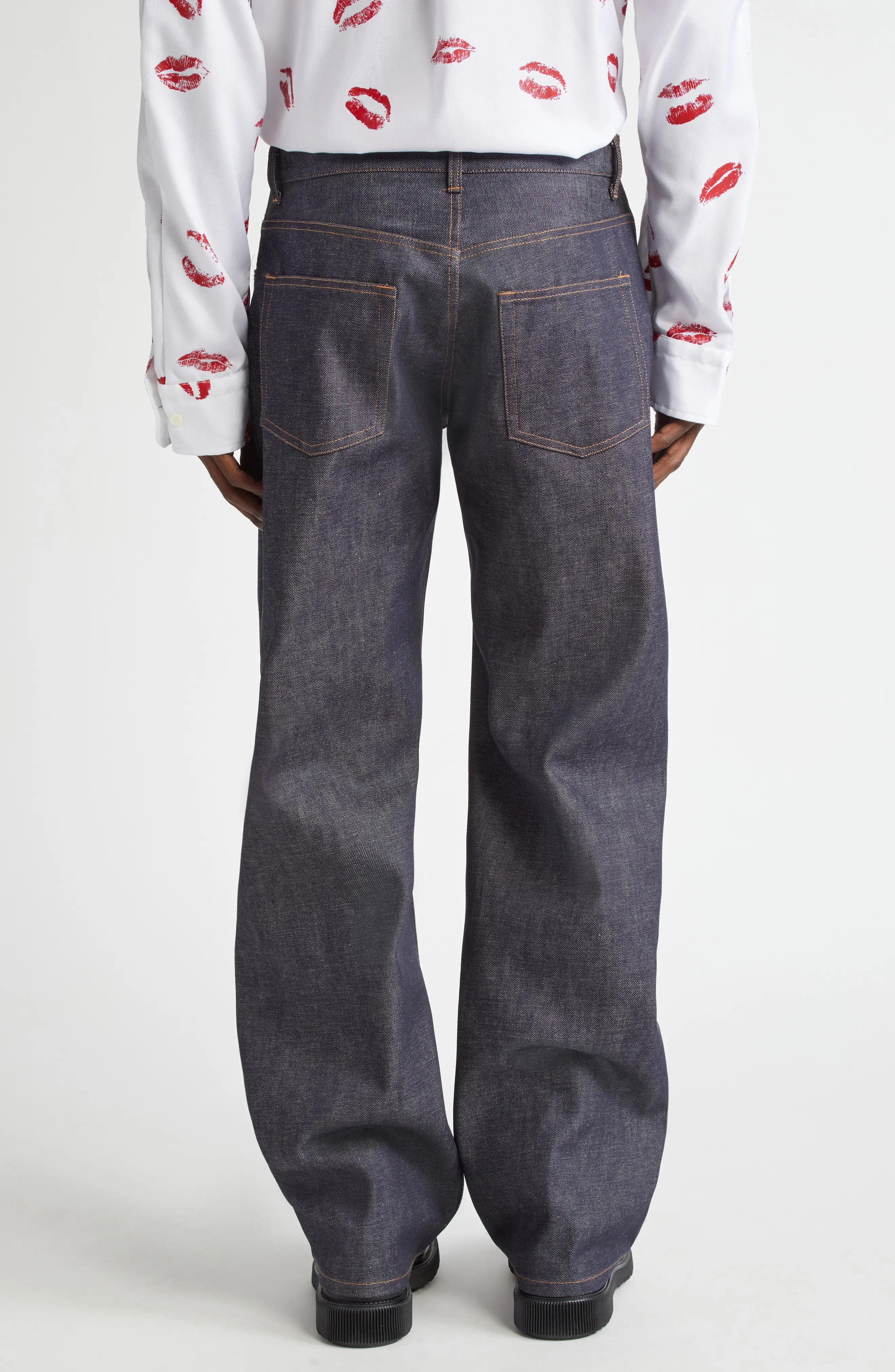 Baggy Selvedge Denim Jeans - 3