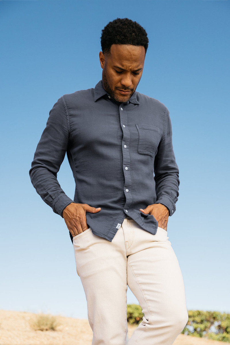 The Ripper Waffle Double Gauze Shirt - Charcoal 5