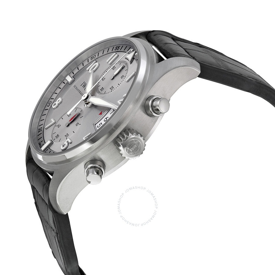 IWC Pilot Spitfire Silver Dial Chronograph Men's Watch IW387809 - 2