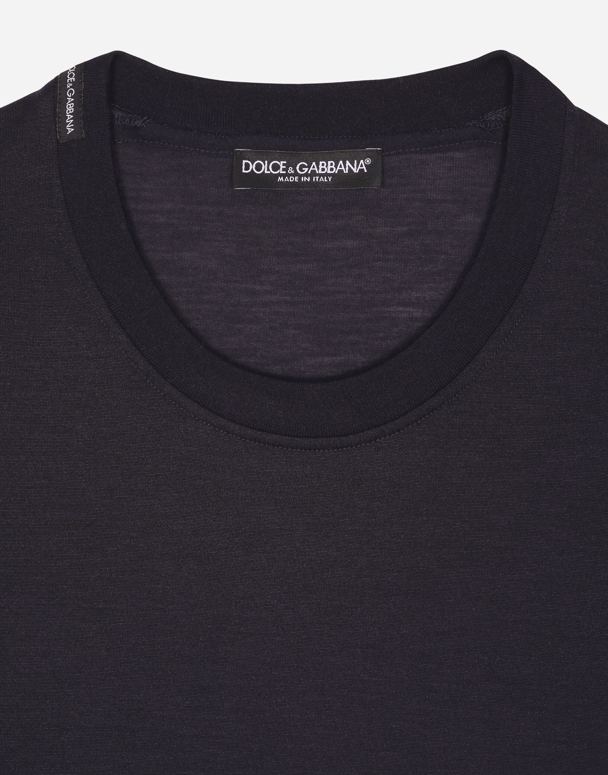 Short-sleeved silk T-shirt - 4
