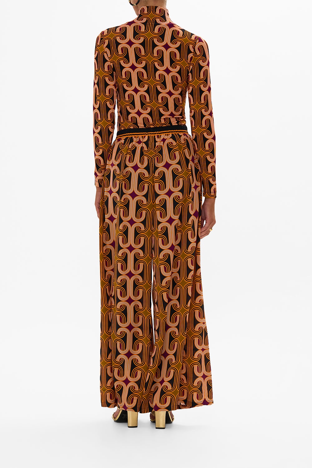 WIDE LEG TROUSER WITH FRONT POCKETS - 10