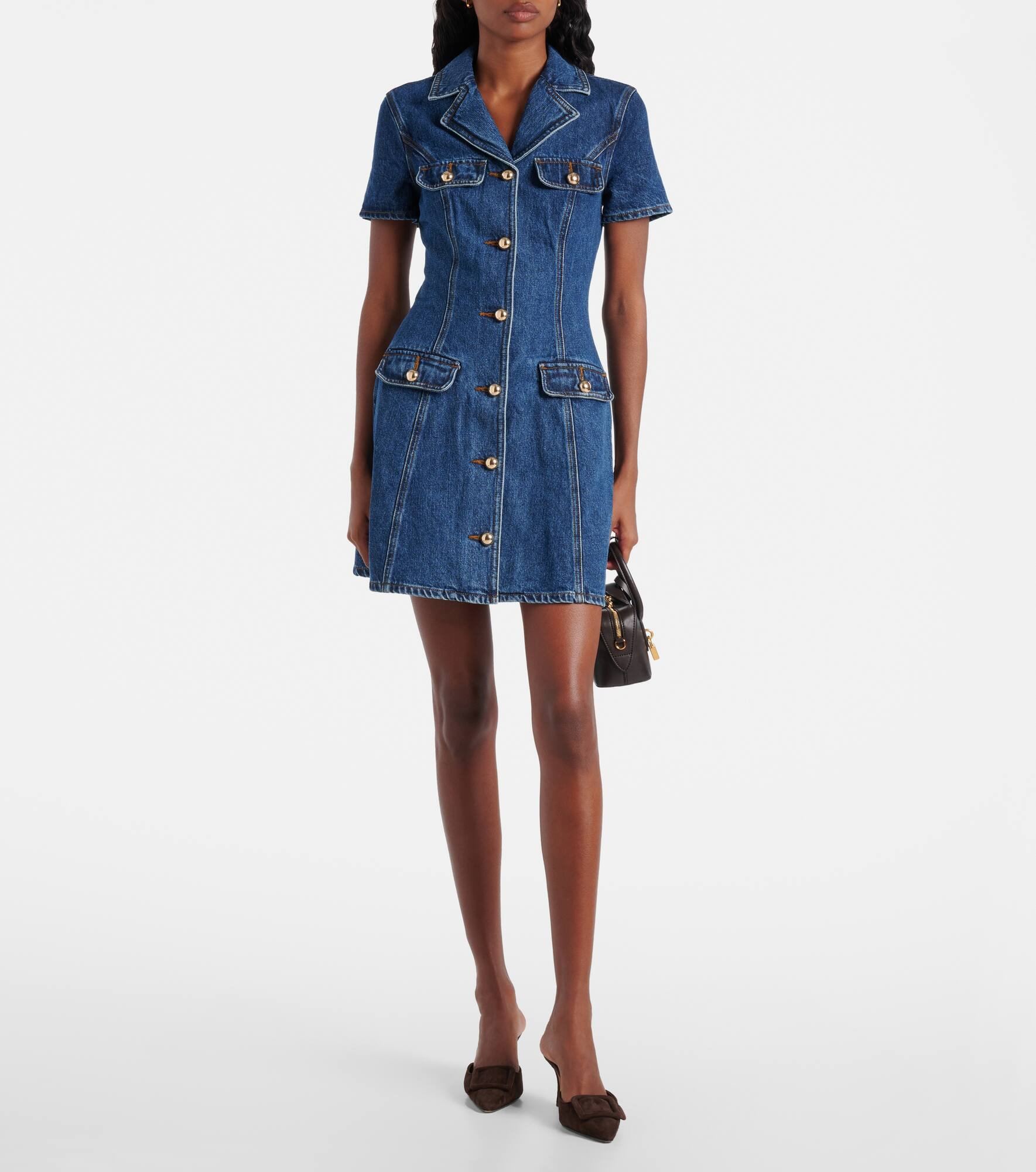 Denim shirt dress - 2