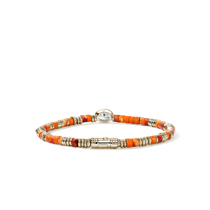 JH Lovestruck™ Heishi Bracelet, Gold, Sterling Silver, Hardstones, Enamel, Diamond, 1.0TCW 3