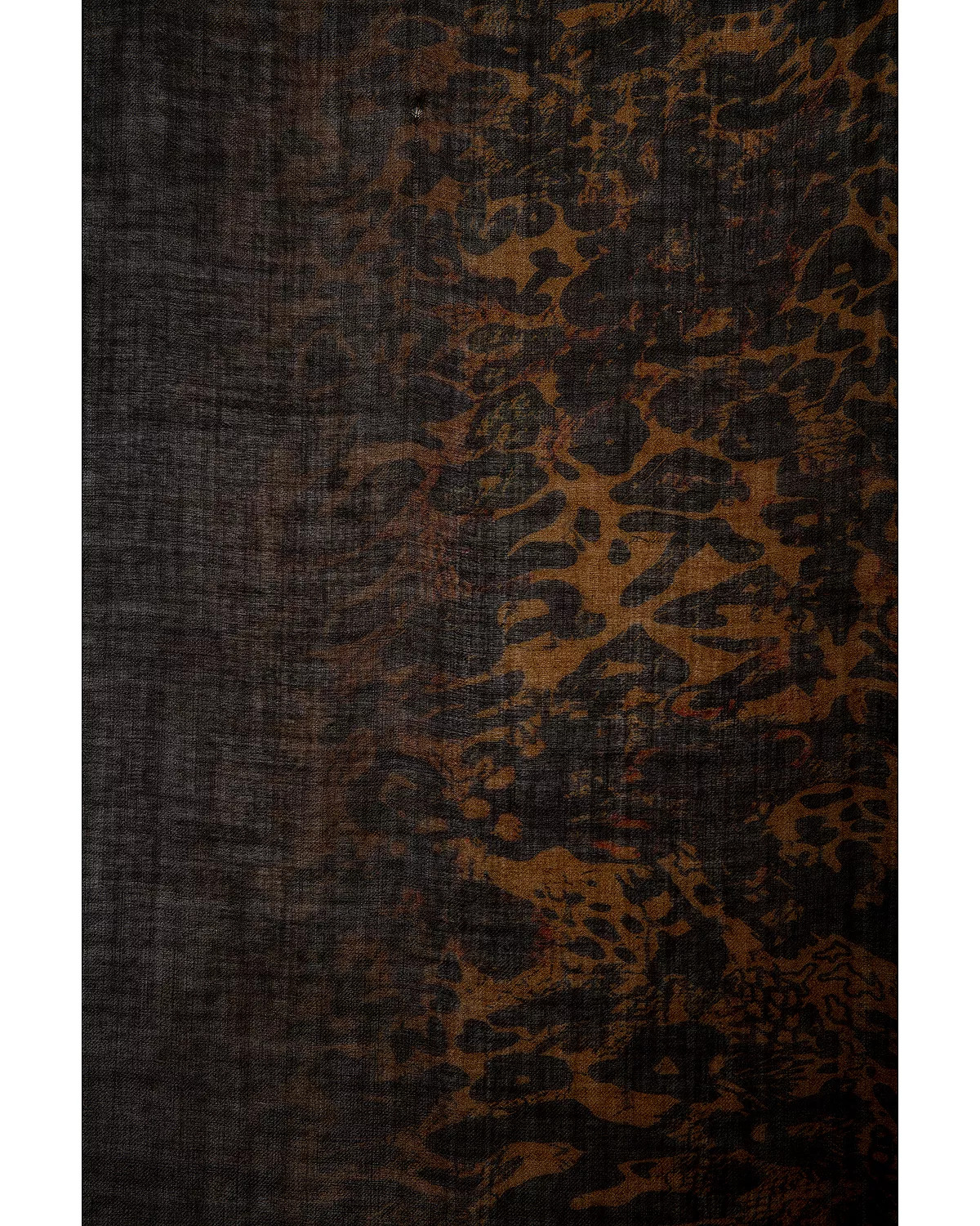 Judy Leopard Print Wool Scarf - 2