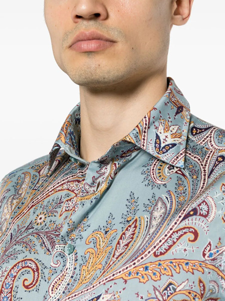 Shirt with paisley print - 4