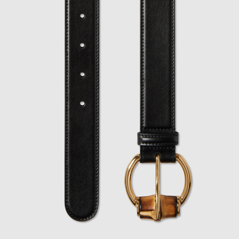 GUCCI Belt with bamboo detail buckle outlook