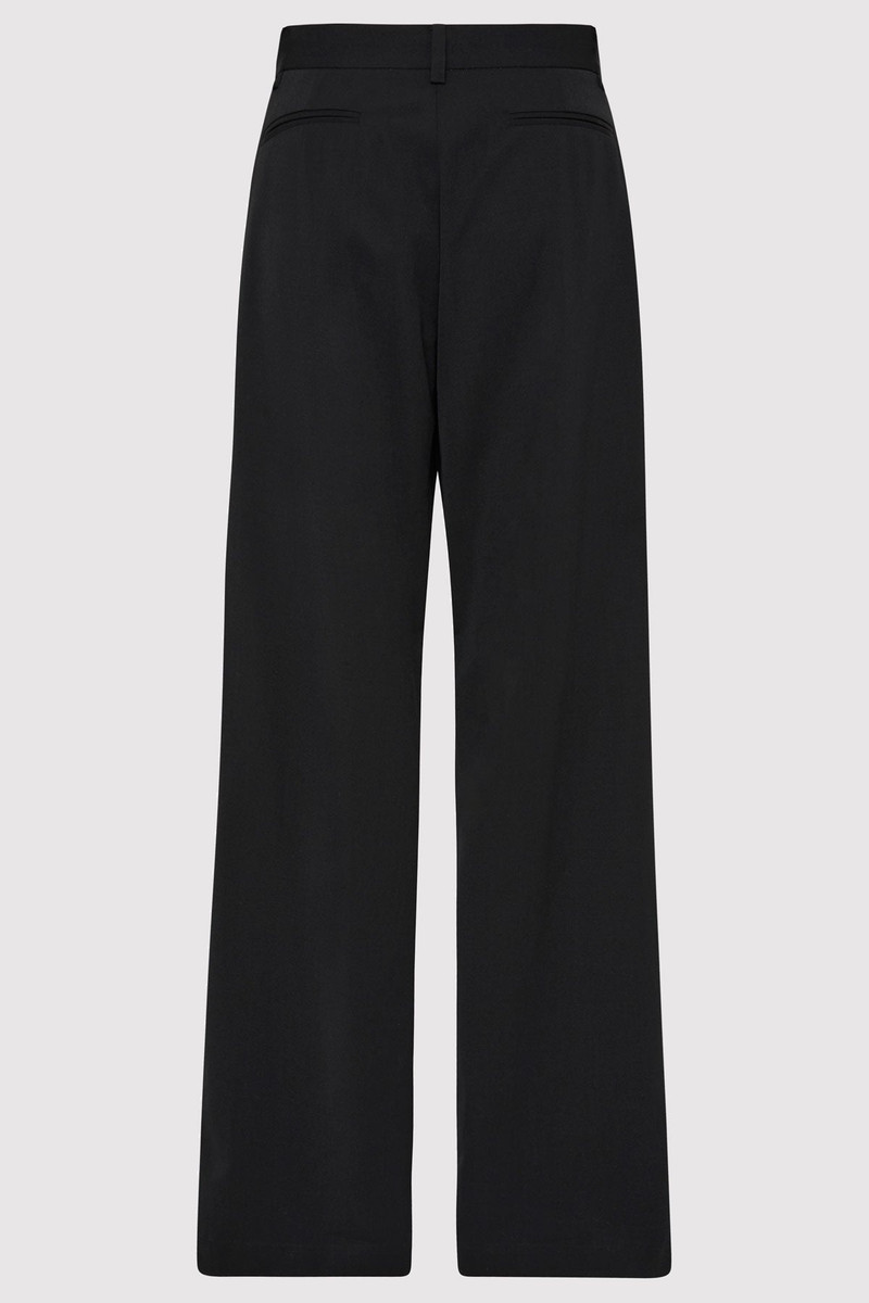 ST. AGNI Side Stripe Pants - Black outlook