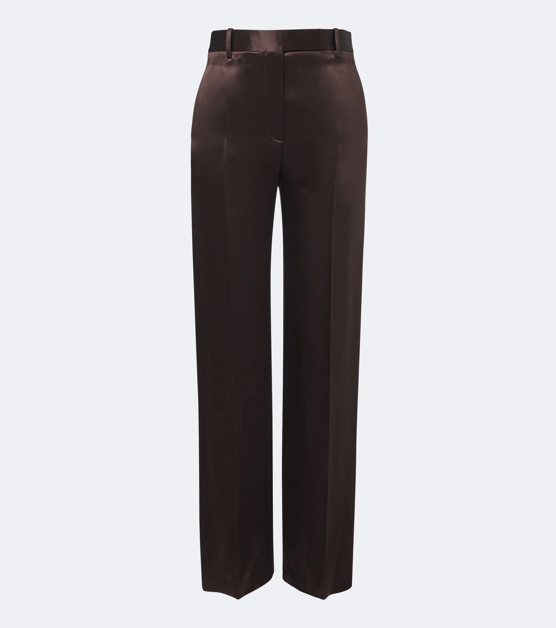 Silk satin wide-leg pants - 1