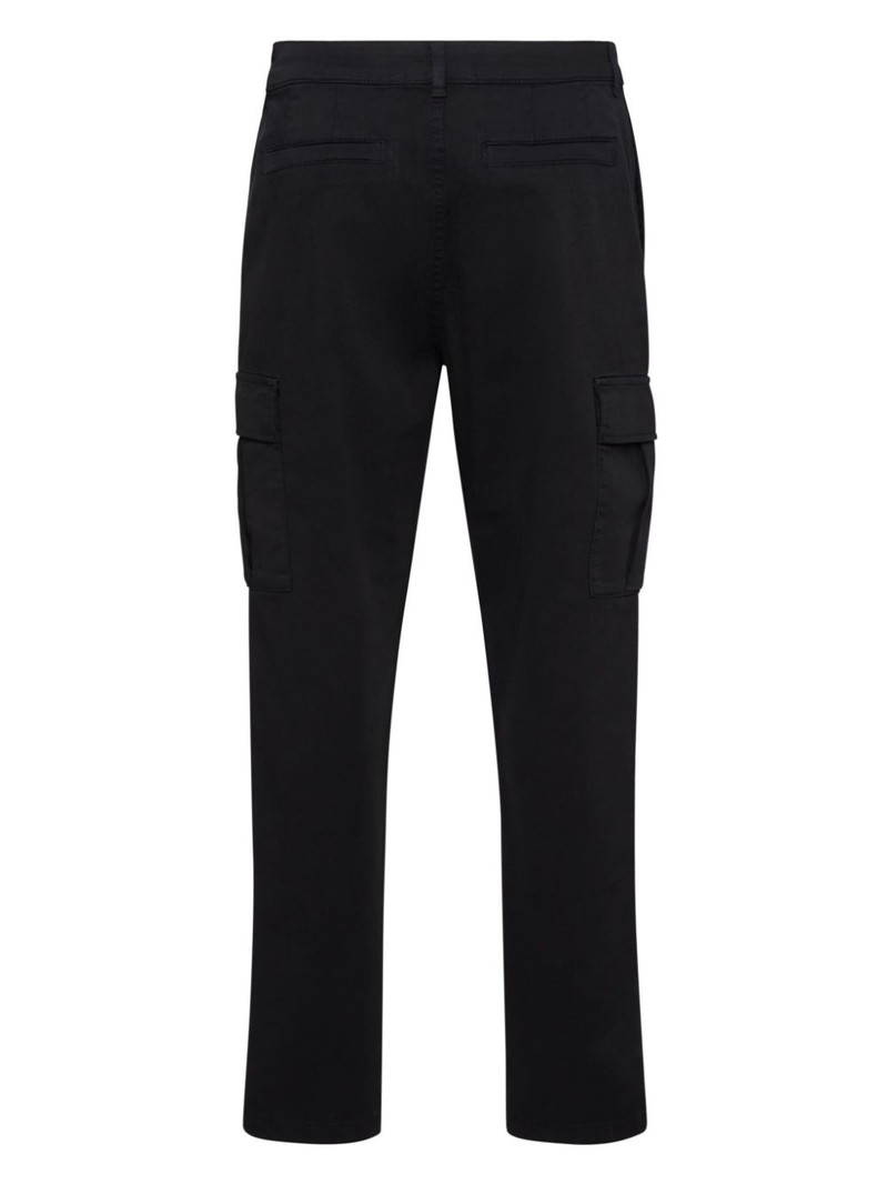 PHILIPP PLEIN logo patch cargo trousers outlook