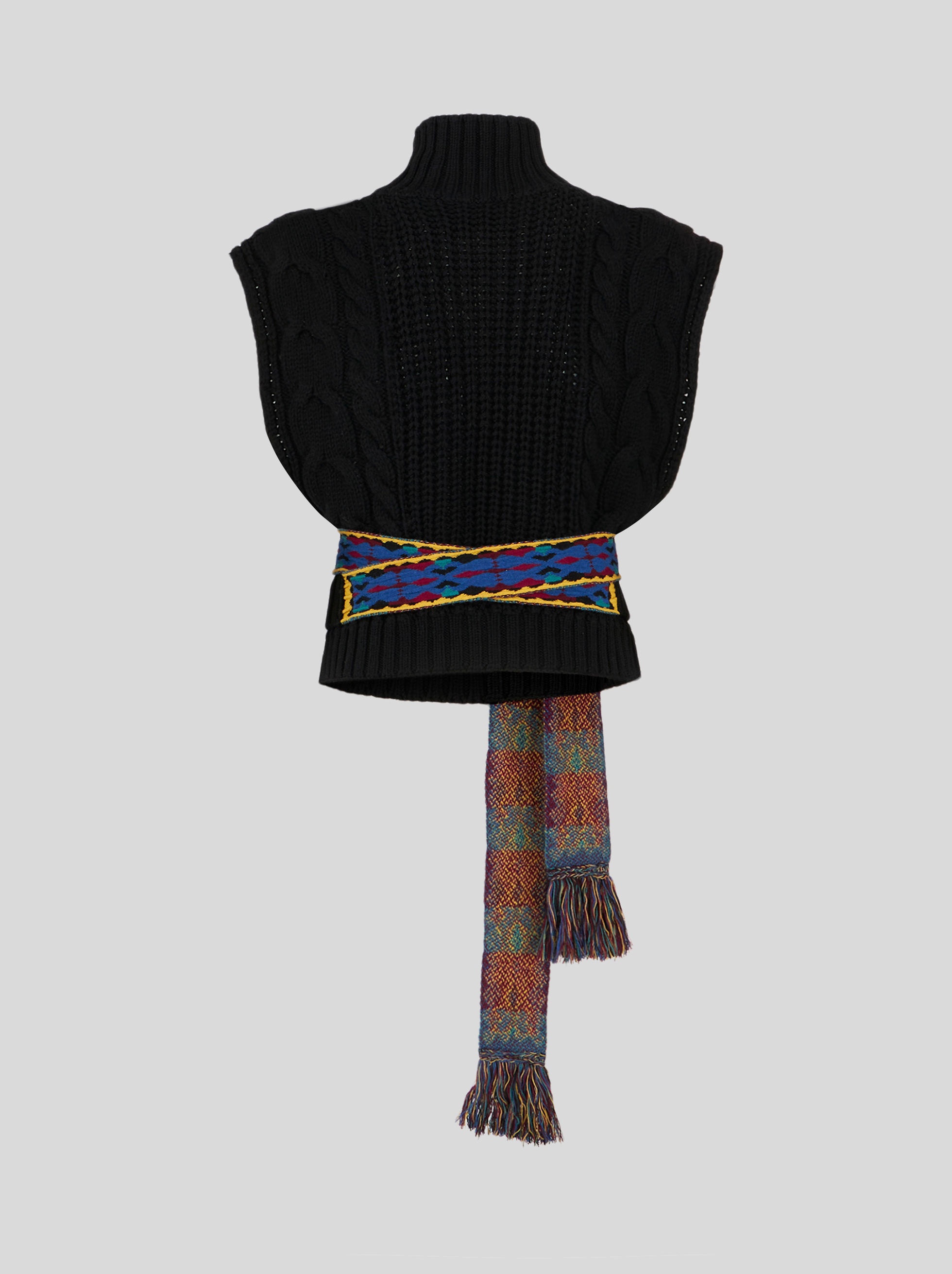 JERSEY DICKEY WITH JACQUARD BELT - 5