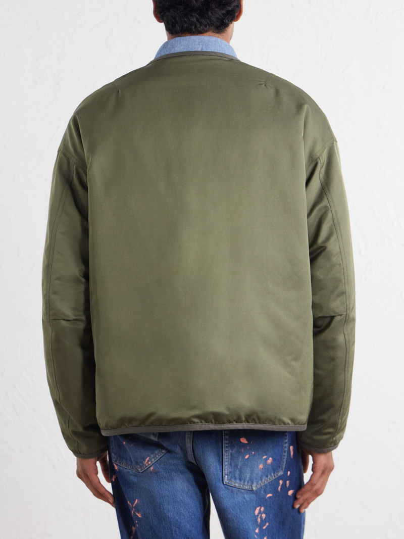 Wool and Silk-Blend Twill Down Liner Jacket 4