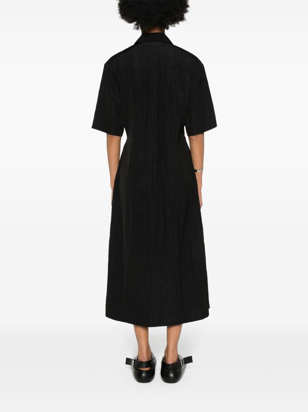 Arden midi shirt dress - 4