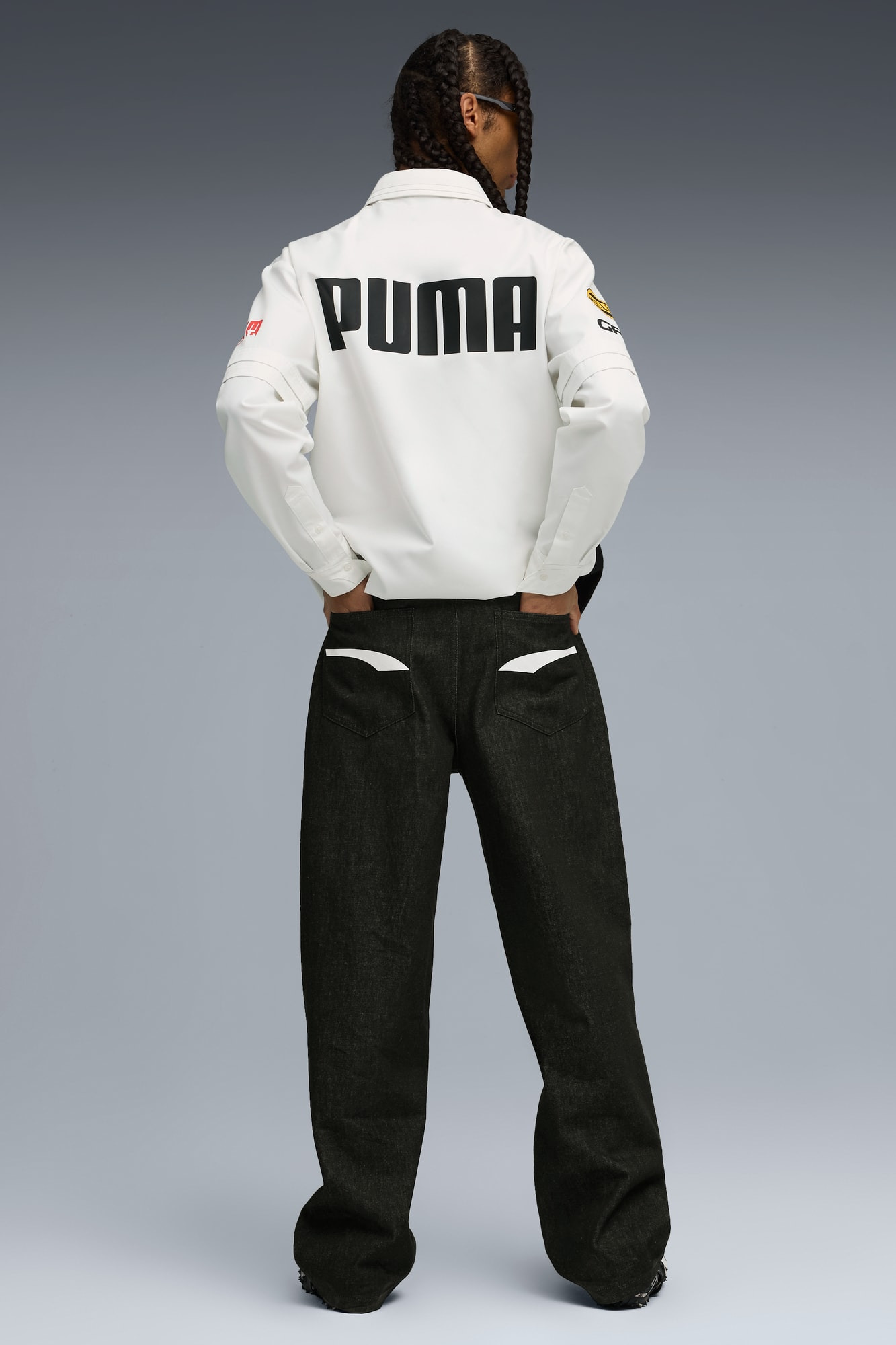 A$AP ROCKY x PUMA Layered Pit Crew Button Down - 5