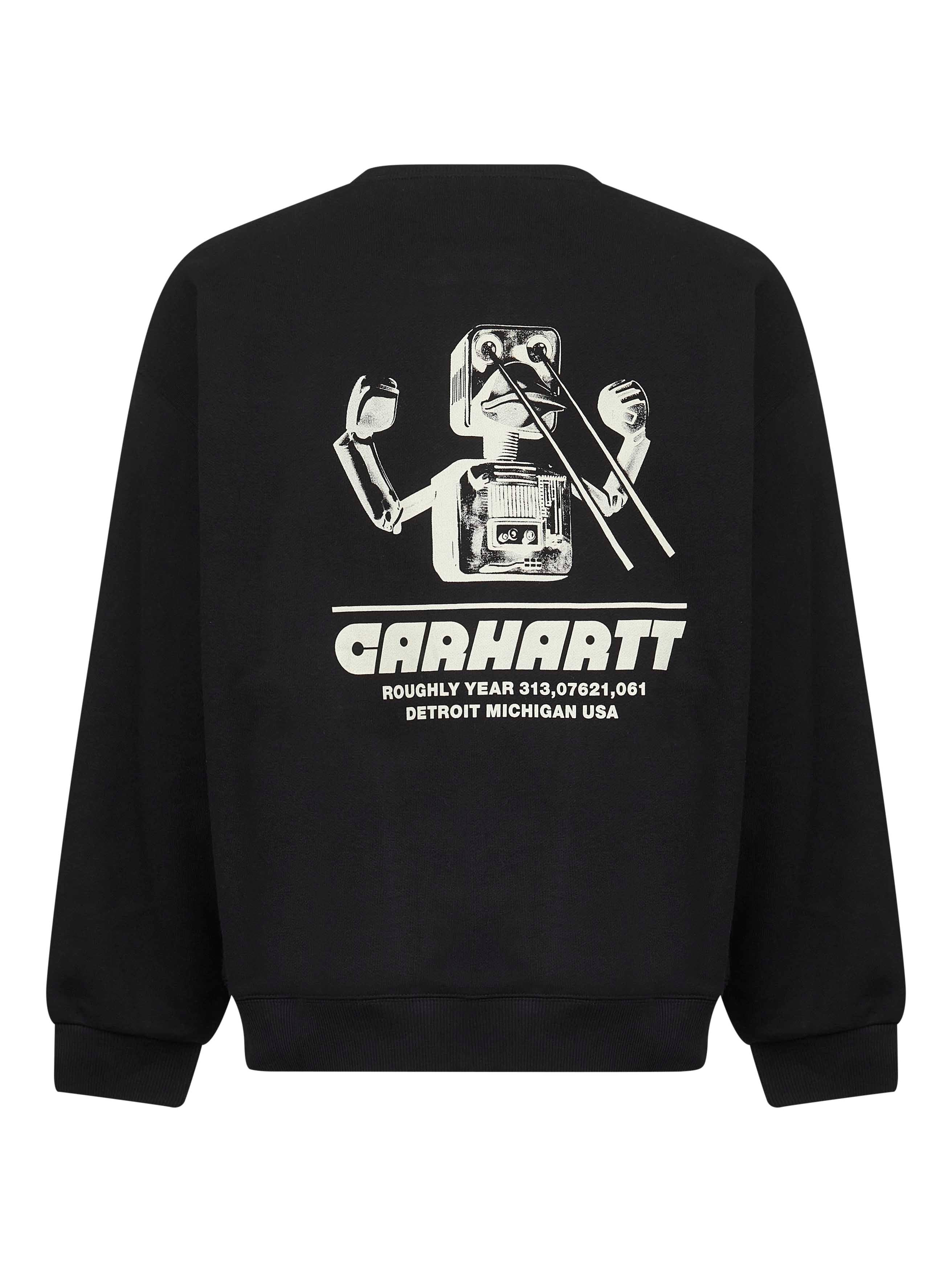 Black heavyweight jersey Wiptopia sweatshirt - 2