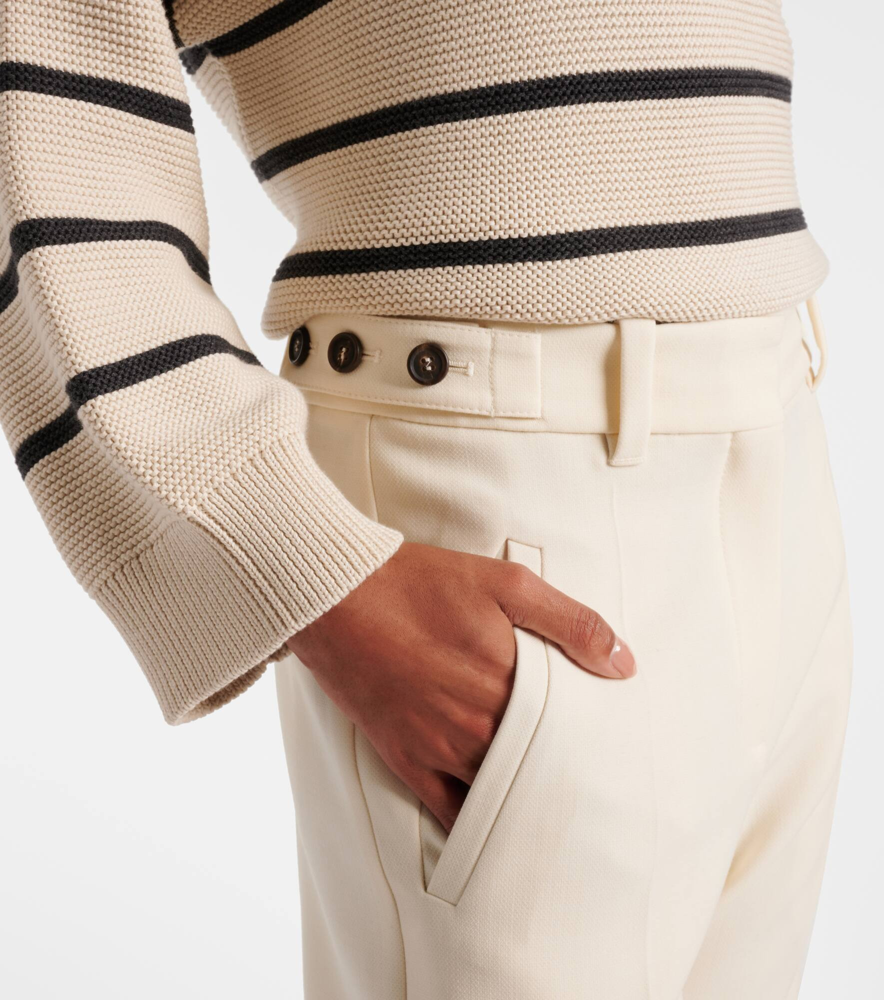High-rise wide-leg pants - 5