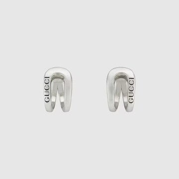 Gucci Logo Horsebit Wrapped Earrings - 2