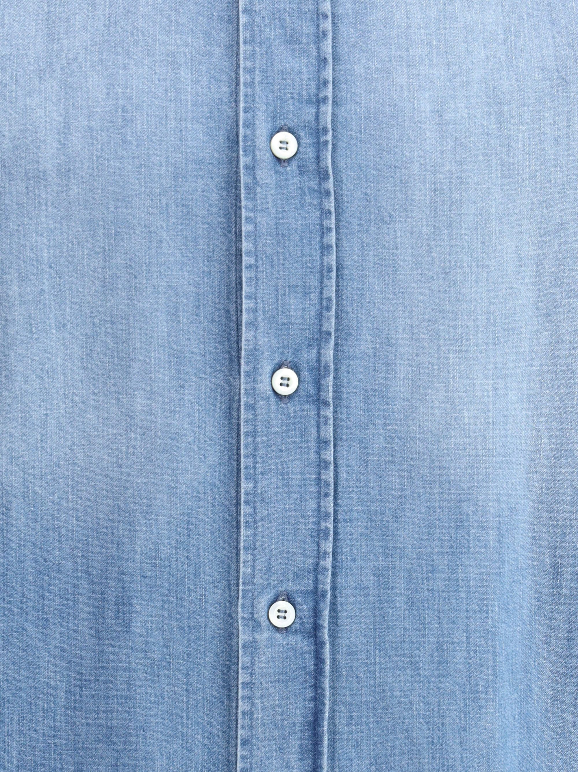Brunello Cucinelli Men Denim Shirt - 3