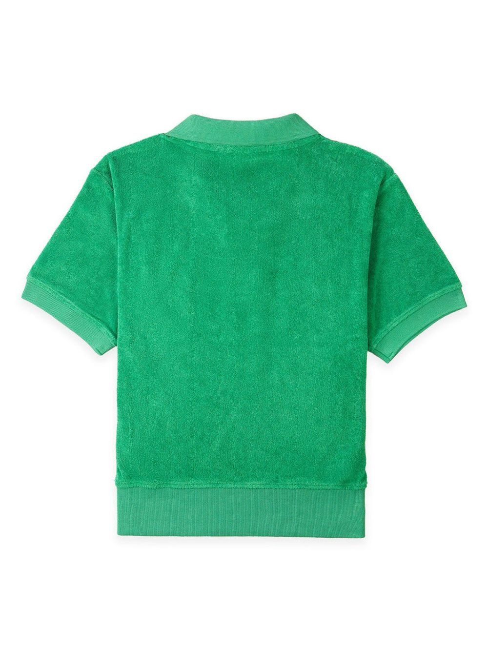 logo-embroidered cotton polo shirt - 3