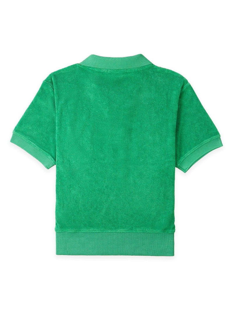 Sporty & Rich logo-embroidered cotton polo shirt outlook