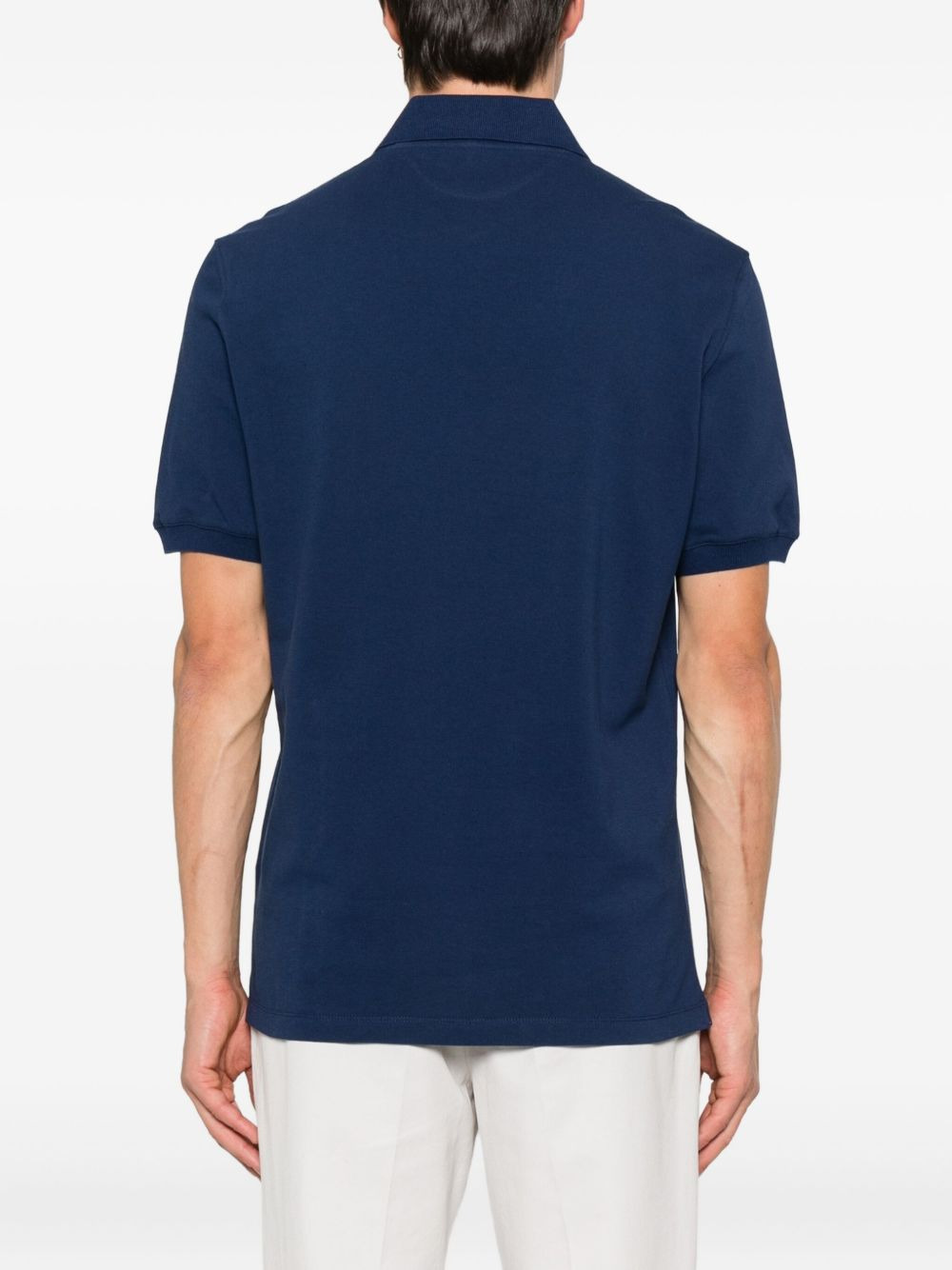 EMBROIDERED COTTON POLO SHIRT - 4