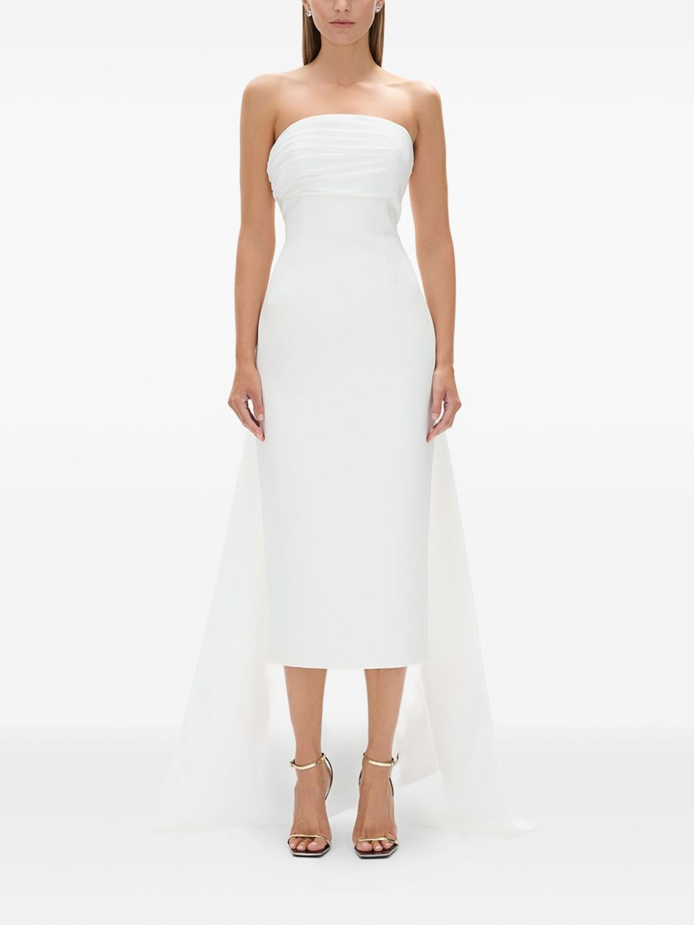 Odette strapless midi dress - 2