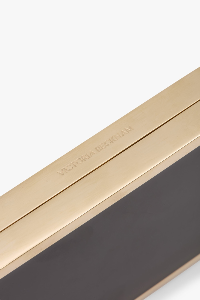 Enamel Minaudière In Black 3