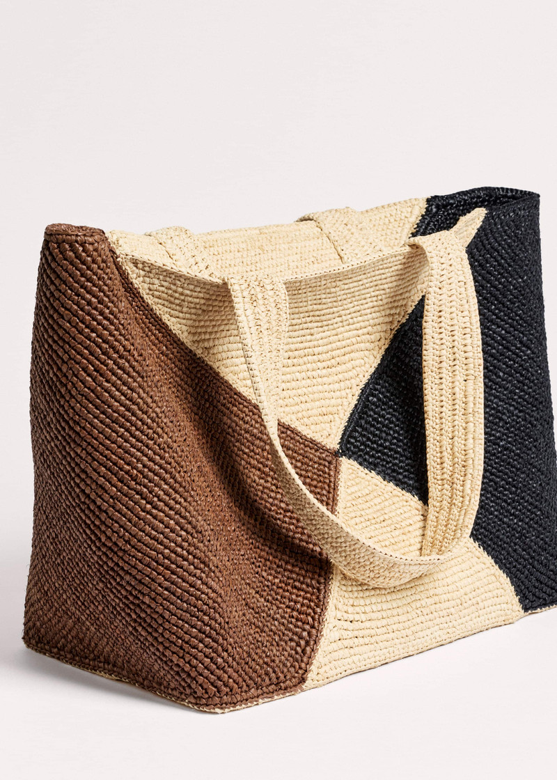 Contrast Panel Tote 4